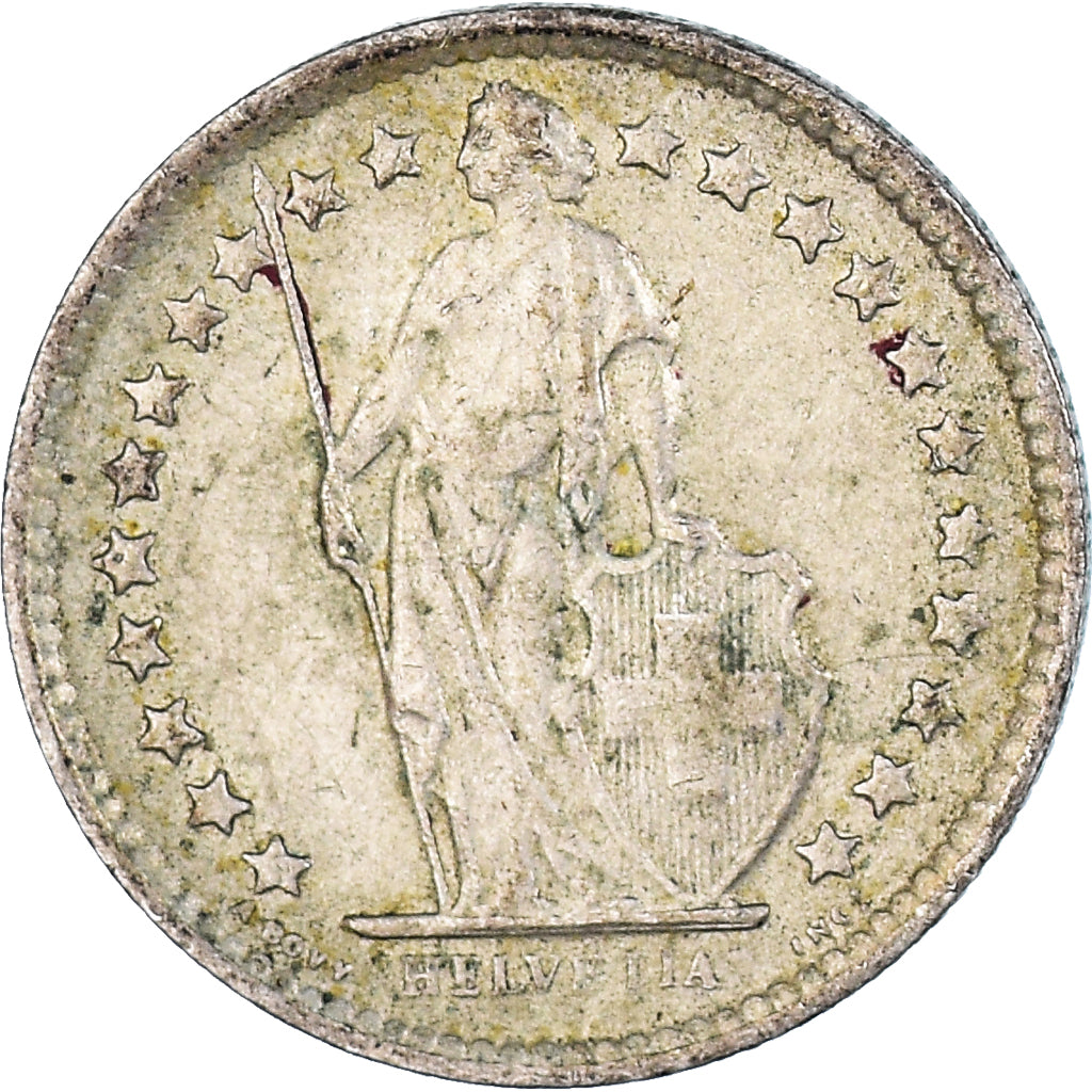 Coin, Switzerland, 1/2 Franc, 1963