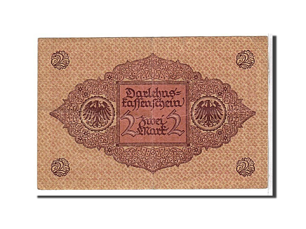 Banconote, Germania, 2 Mark, 1920, KM:59, BB+