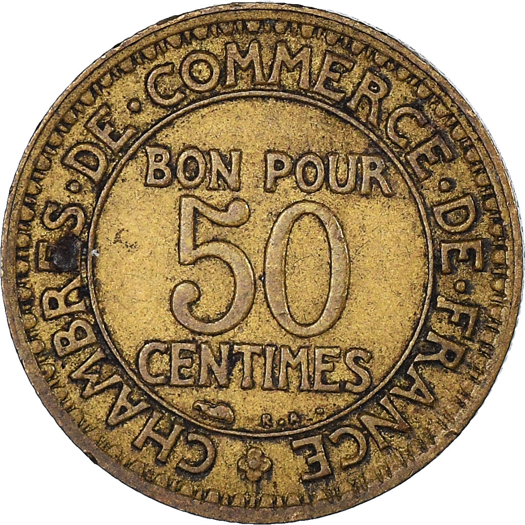 Moeda, França, 50 Centimes, 1929