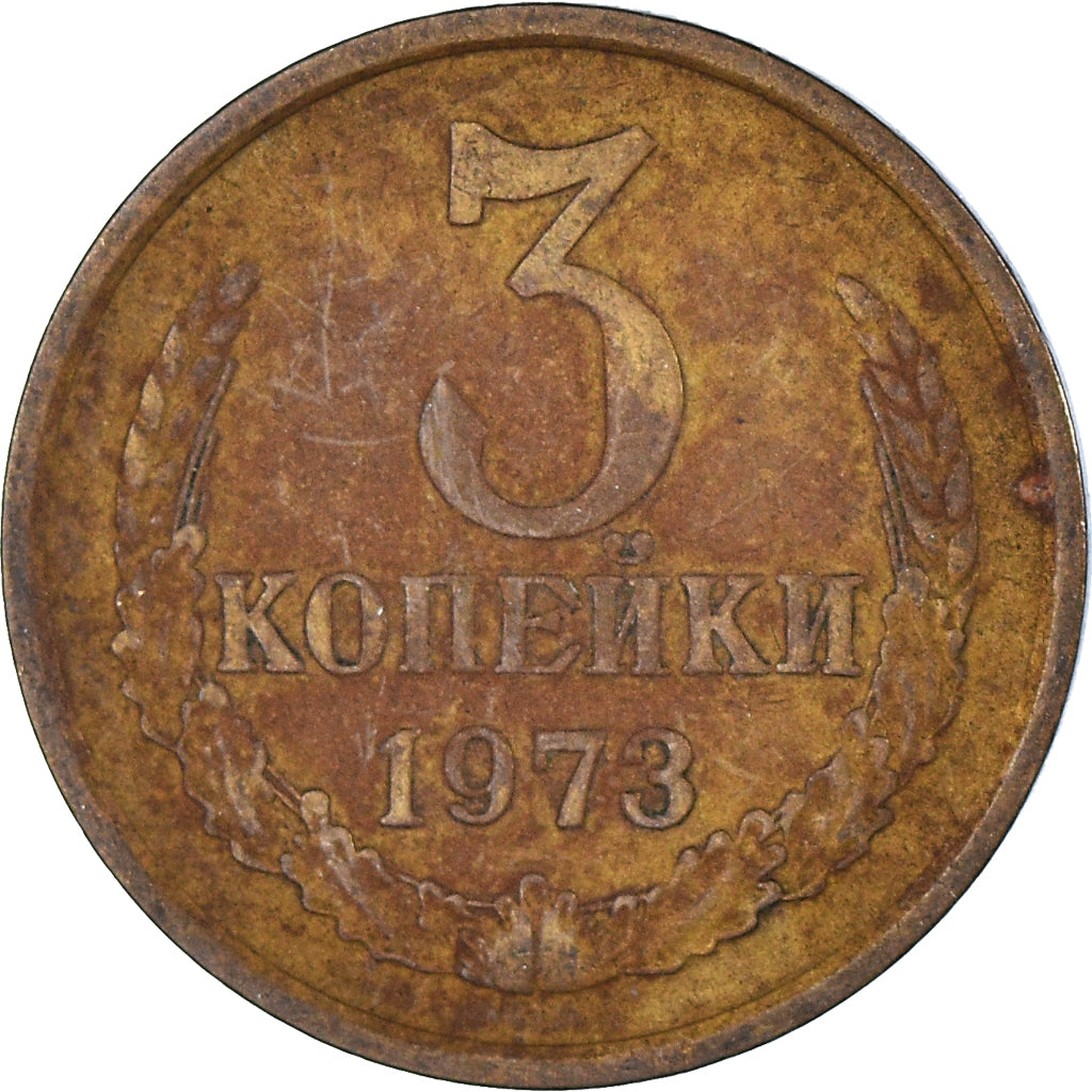 Munten, Rusland, 3 Kopeks, 1973