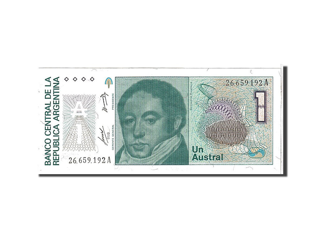 Billet, Argentine, 1 Austral, 1985, KM:323a, SUP