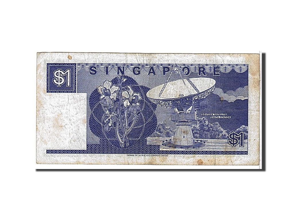 Billet, Singapour, 1 Dollar, 1987, KM:18a, TTB