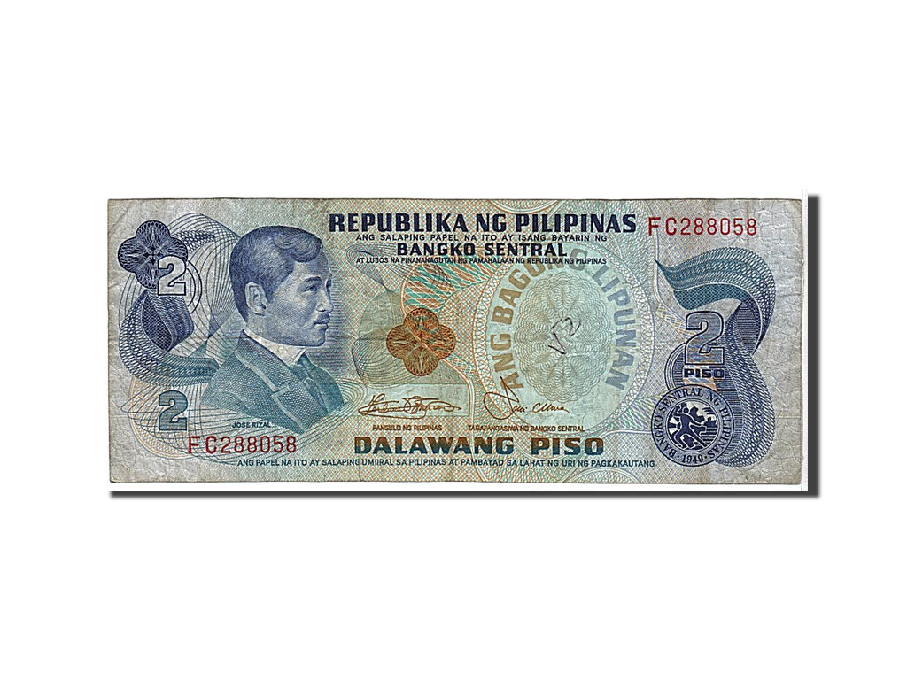 Billet, Philippines, 2 Piso, 1974, KM:159c, TTB