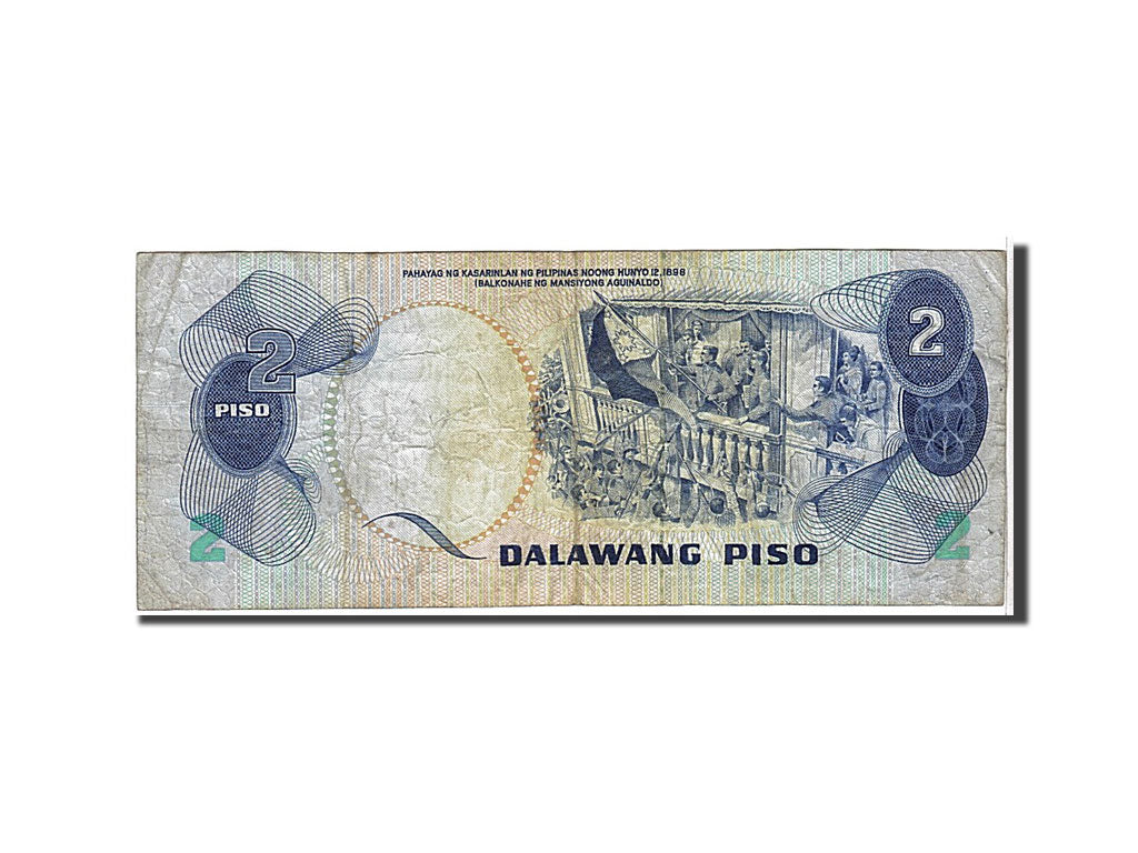 Billet, Philippines, 2 Piso, 1974, KM:159c, TTB