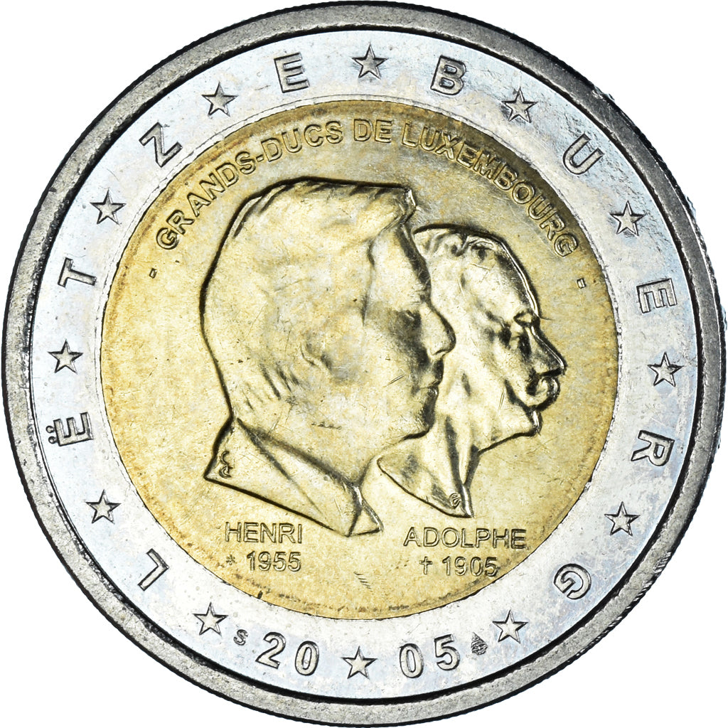 Luxembourg, 2 Euro, 2005, Utrecht, SPL, Bimétallique, KM:87