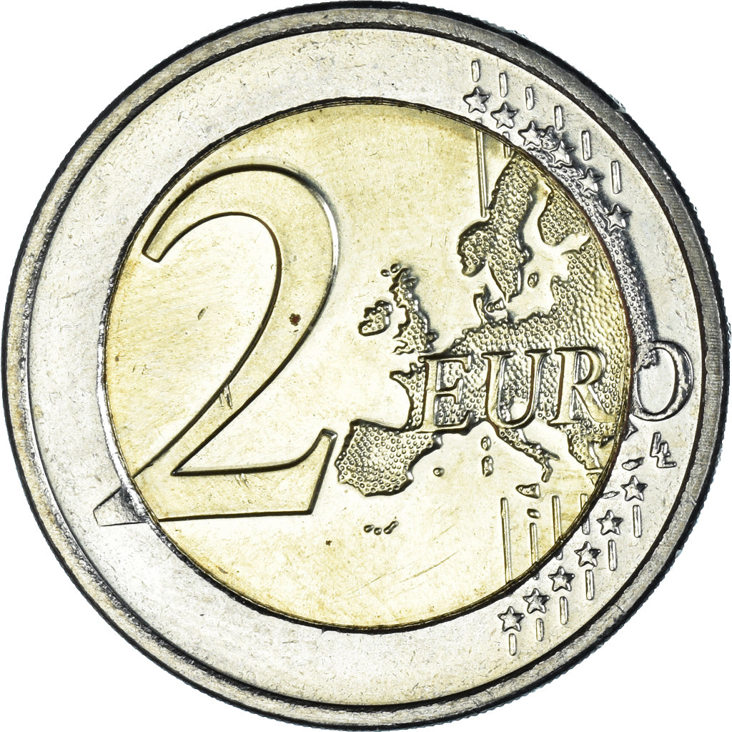 Luxembourg, 2 Euro, Pont Grande Duchesse Charlotte, 2016, SPL, Bimétallique