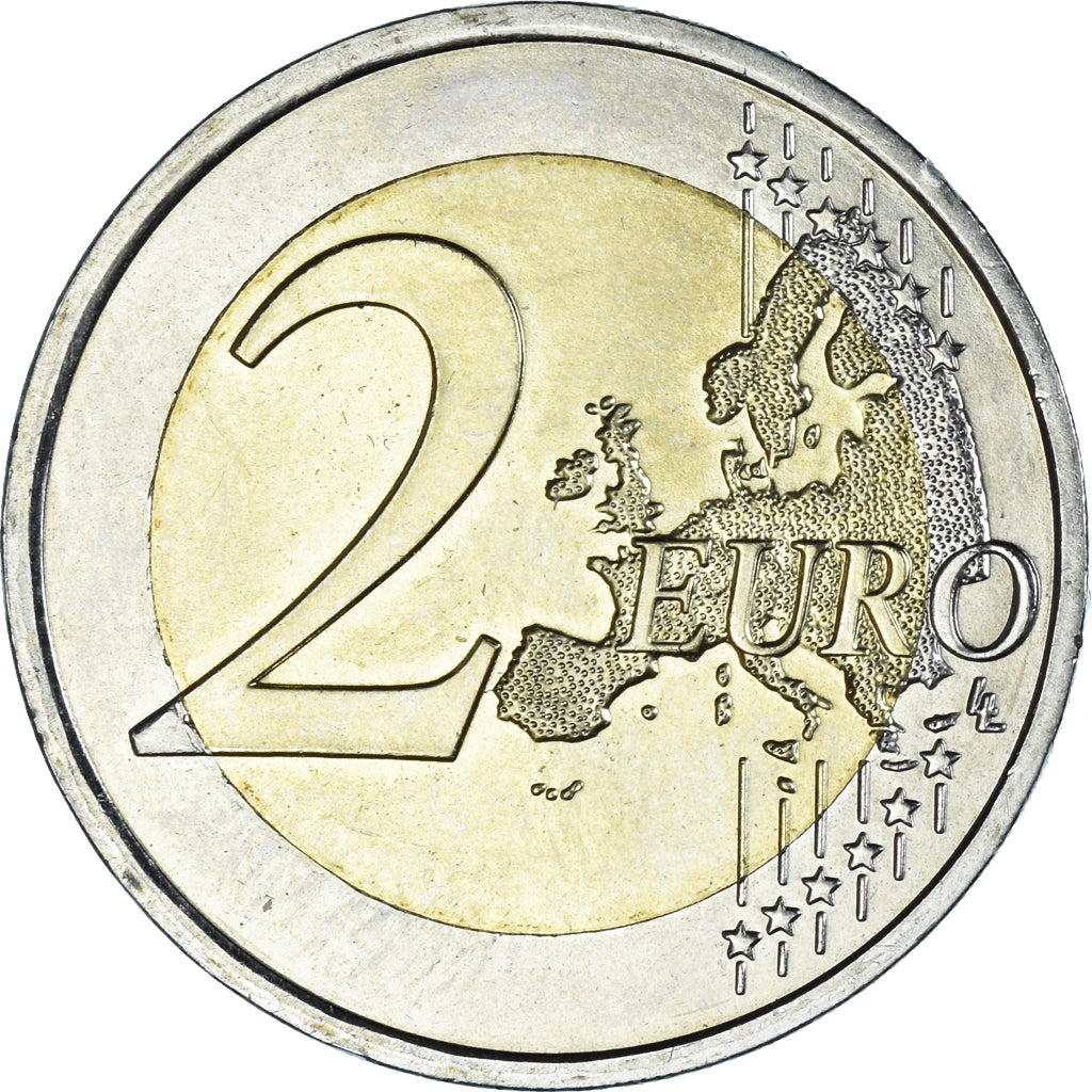 Eslovaquia, 2 Euro, Cyrille, Methode, 2013, Kremnica, SC, Bimetálico, KM:128