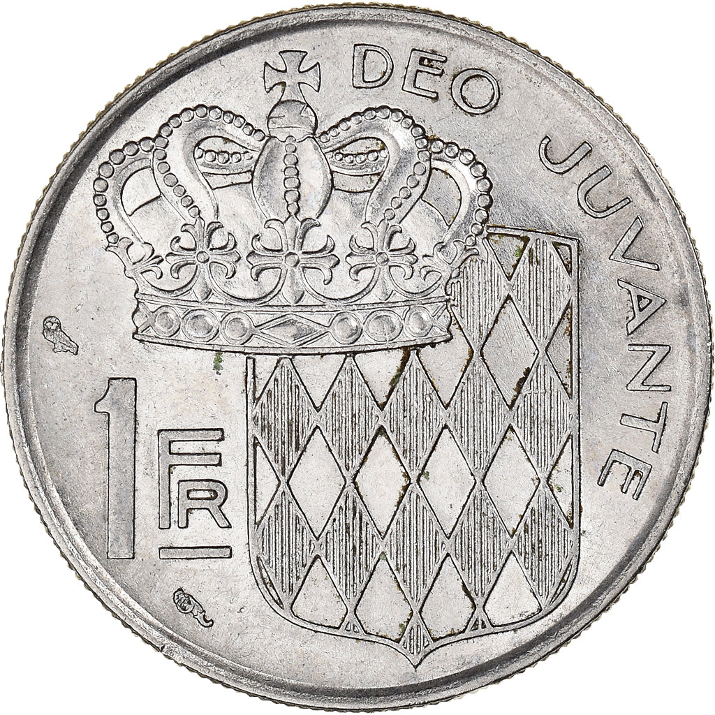 Munten, Monaco, Rainier III, Franc, 1960, UNC-, Nickel, KM:140, Gadoury:150