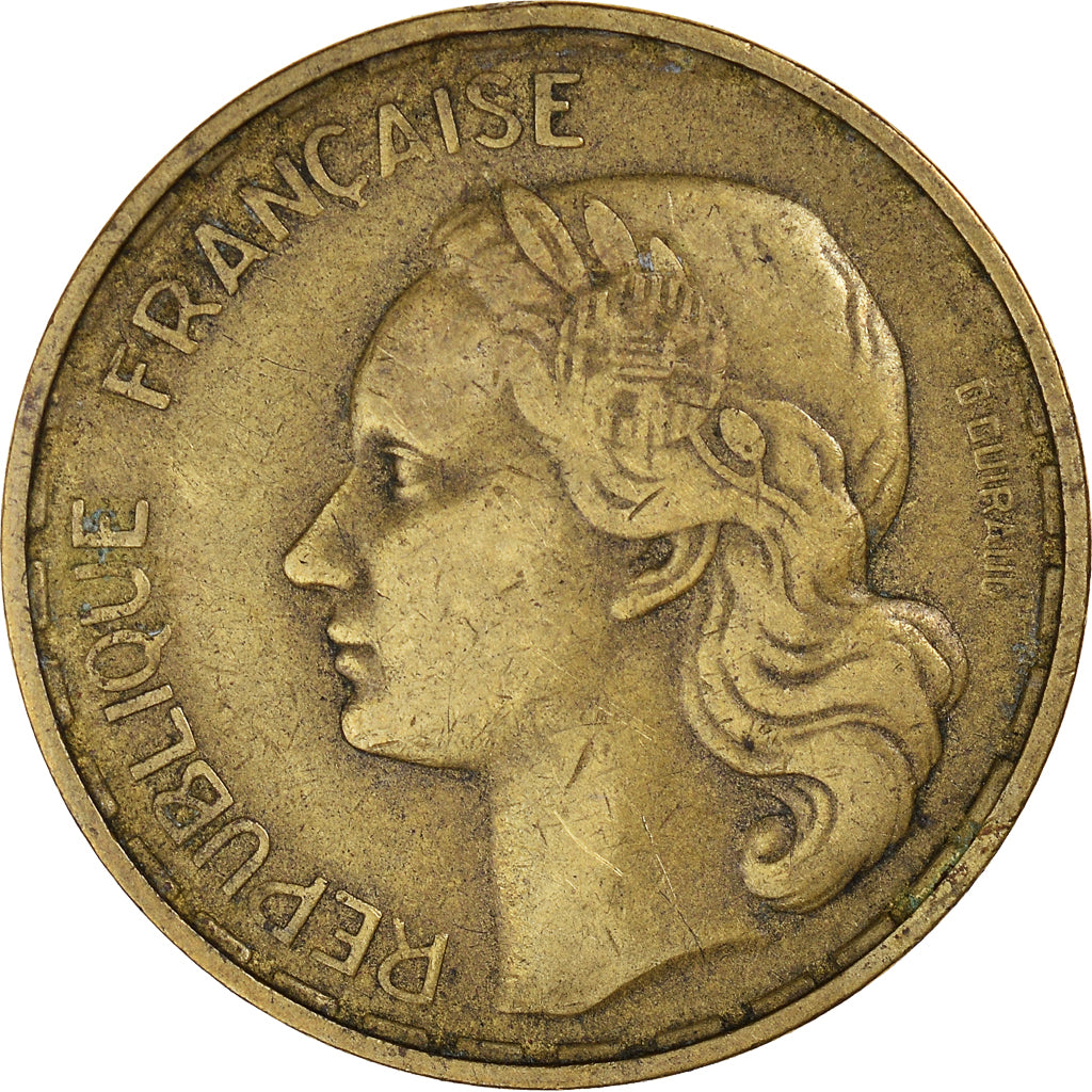Munten, Frankrijk, Guiraud, 50 Francs, 1951, Beaumont - Le Roger, FR+