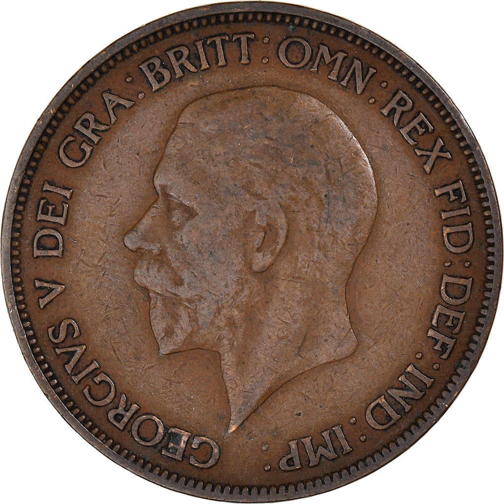 Monnaie, Grande-Bretagne, George V, Penny, 1936, TTB, Bronze, KM:838
