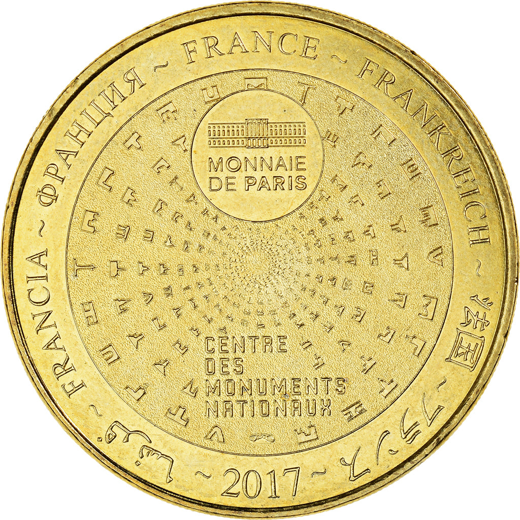 France, Token, Paris - Le Panthéon n°3, 2017, MDP, MS(63), Copper-nickel