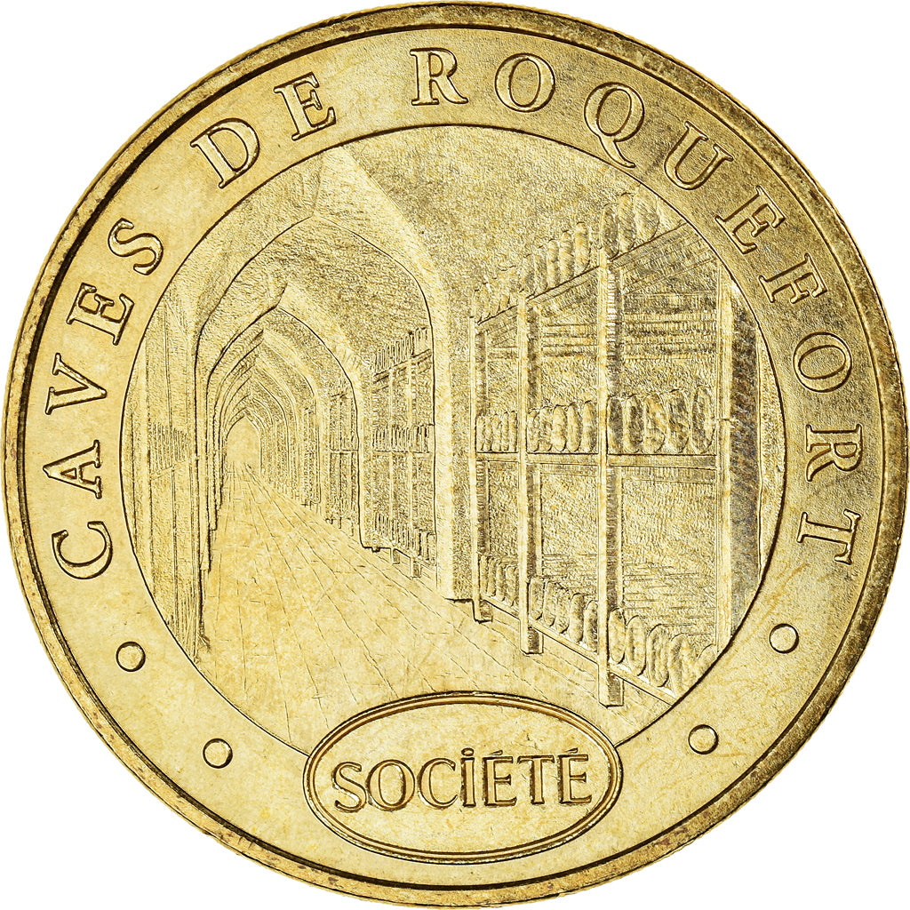 France, Token, Touristic token, Roquefort - les caves, Arts & Culture, 2003