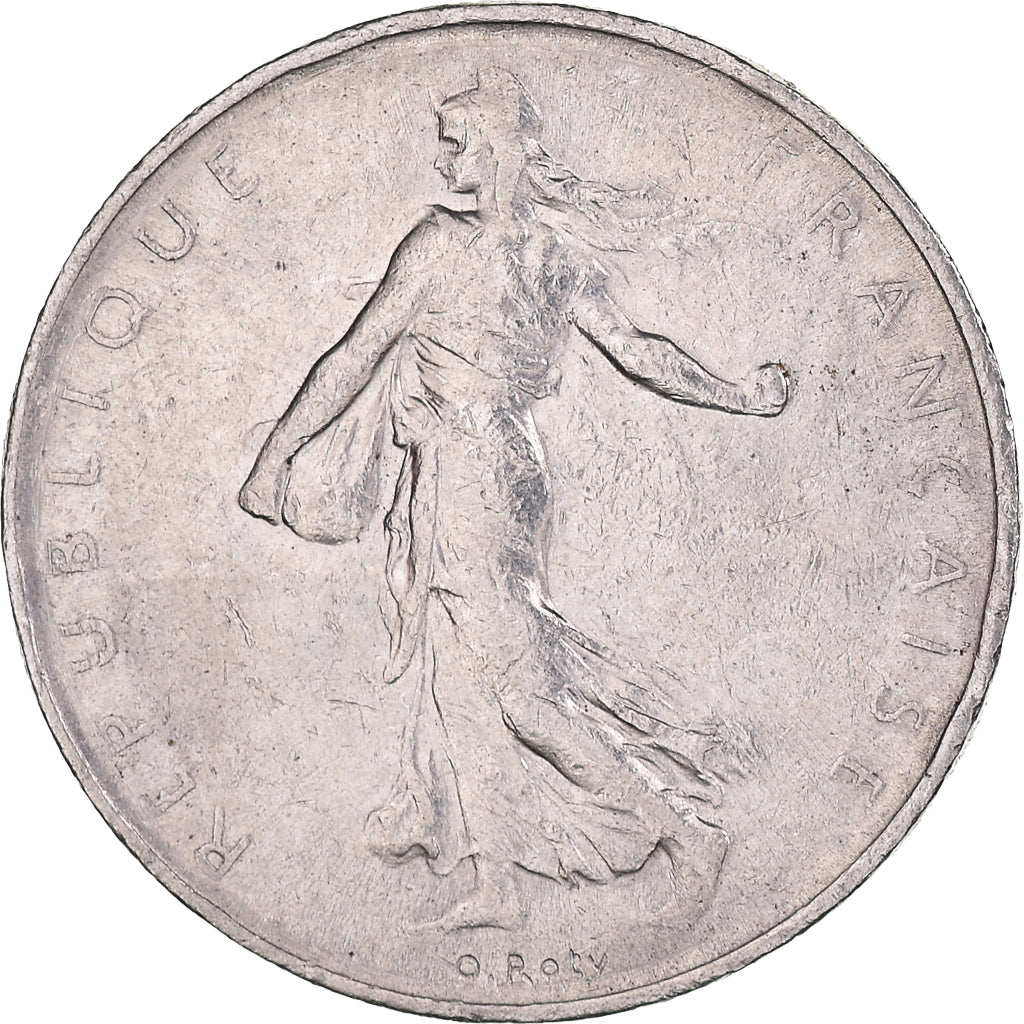 Münze, Frankreich, Semeuse, Franc, 1961, Paris, VZ, Nickel, KM:925.1