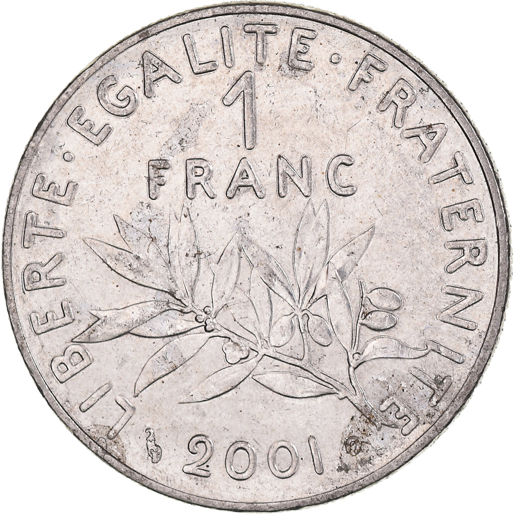 Moneta, Francia, Semeuse, Franc, 2001, Paris, SPL-, Nichel, KM:925.1