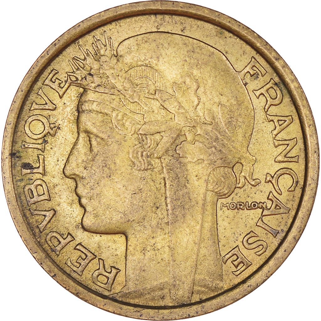 Moneta, Francja, Morlon, Franc, 1931, MS(60-62), Aluminium-Brąz, KM:885