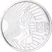 France, 10 Euro, 2009, Semeuse, MS(64), Silver