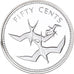 Coin, Belize, 50 Cents, 1974, Franklin Mint, MS(65-70), Silver, KM:42a