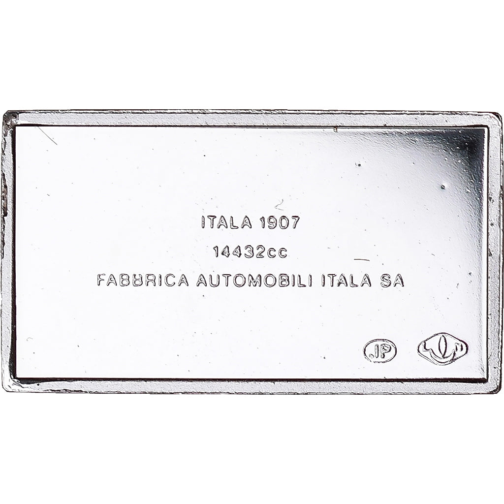 Francia, medalla, Célèbres Automobiles du Monde, ITALIA 1907, SC, Plata