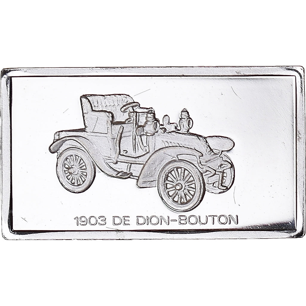 Francja, medal, Célèbres Automobiles du Monde, DE DION-BOUTON 1903, MS(63)