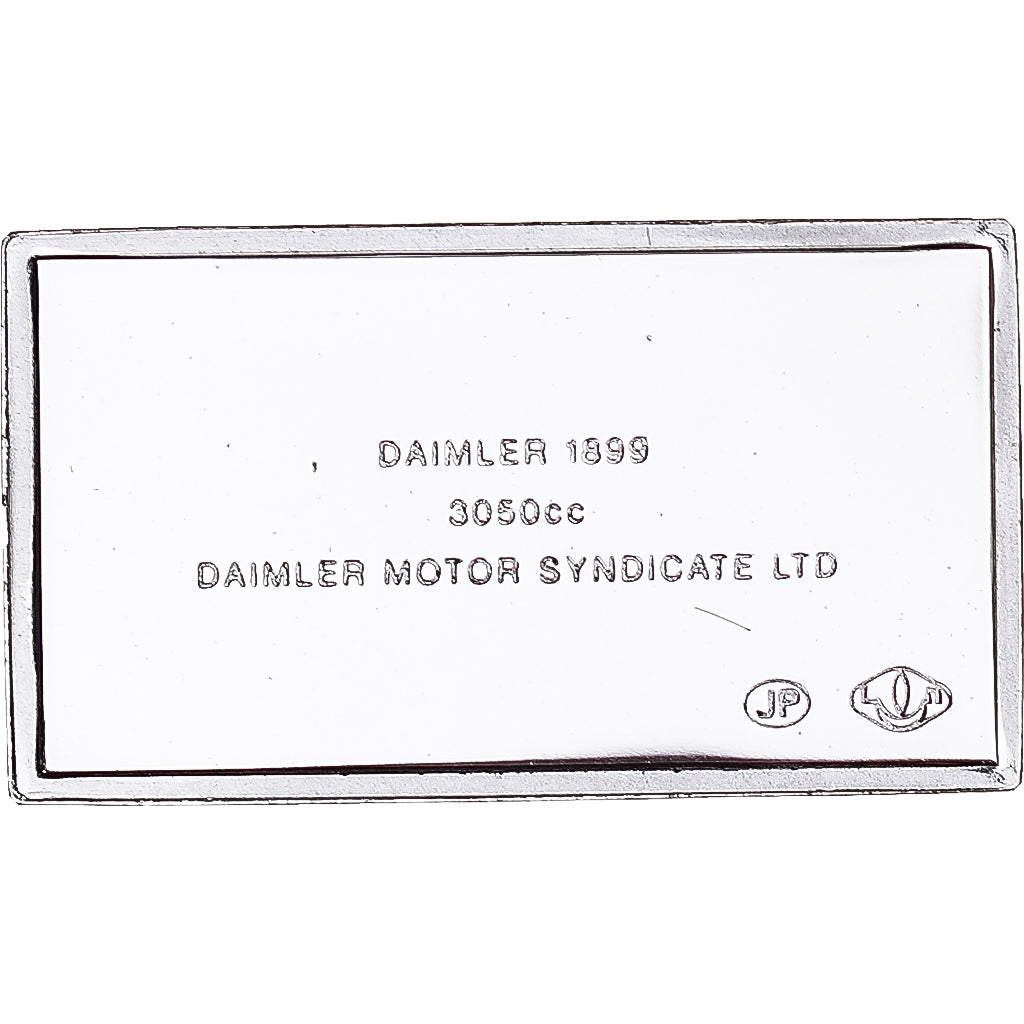 Francia, medalla, Célèbres Automobiles du Monde, DAIMLER 1899, SC, Plata