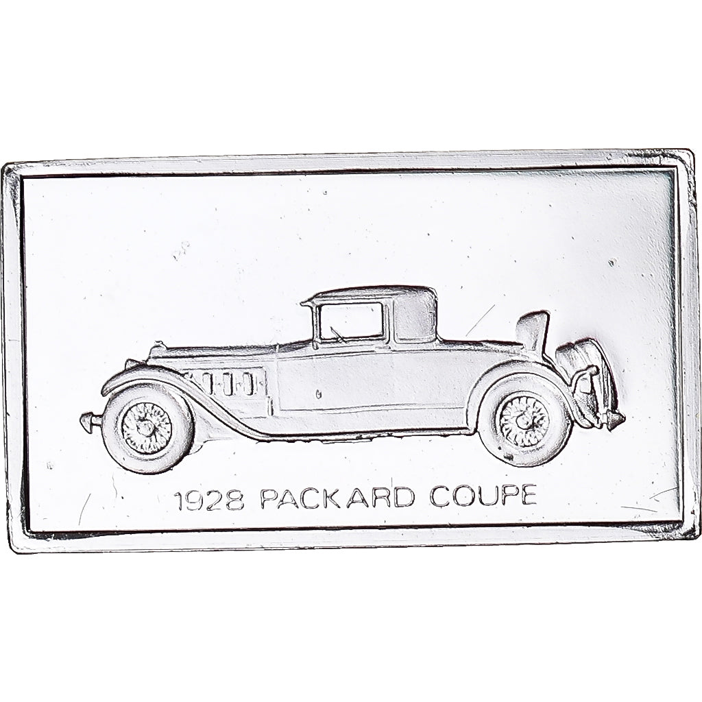 France, Medal, Célèbres Automobiles du Monde, PACKARD COUPE 1928, MS(63)