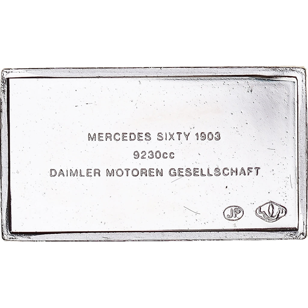 Francia, medaglia, Célèbres Automobiles du Monde, MERCEDES 1903, SPL, Argento
