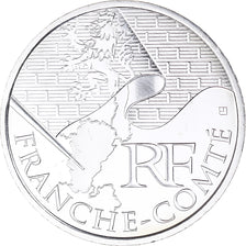 France, 10 Euro, Franche-Comté, 2010, Paris, MS(65-70), Silver, KM:1653