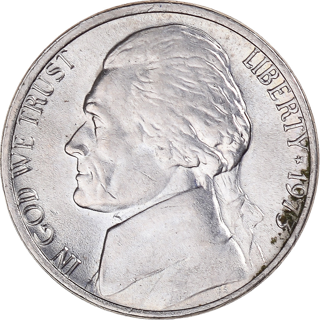 Moneda, Estados Unidos, Jefferson Nickel, 5 Cents, 1973, U.S. Mint