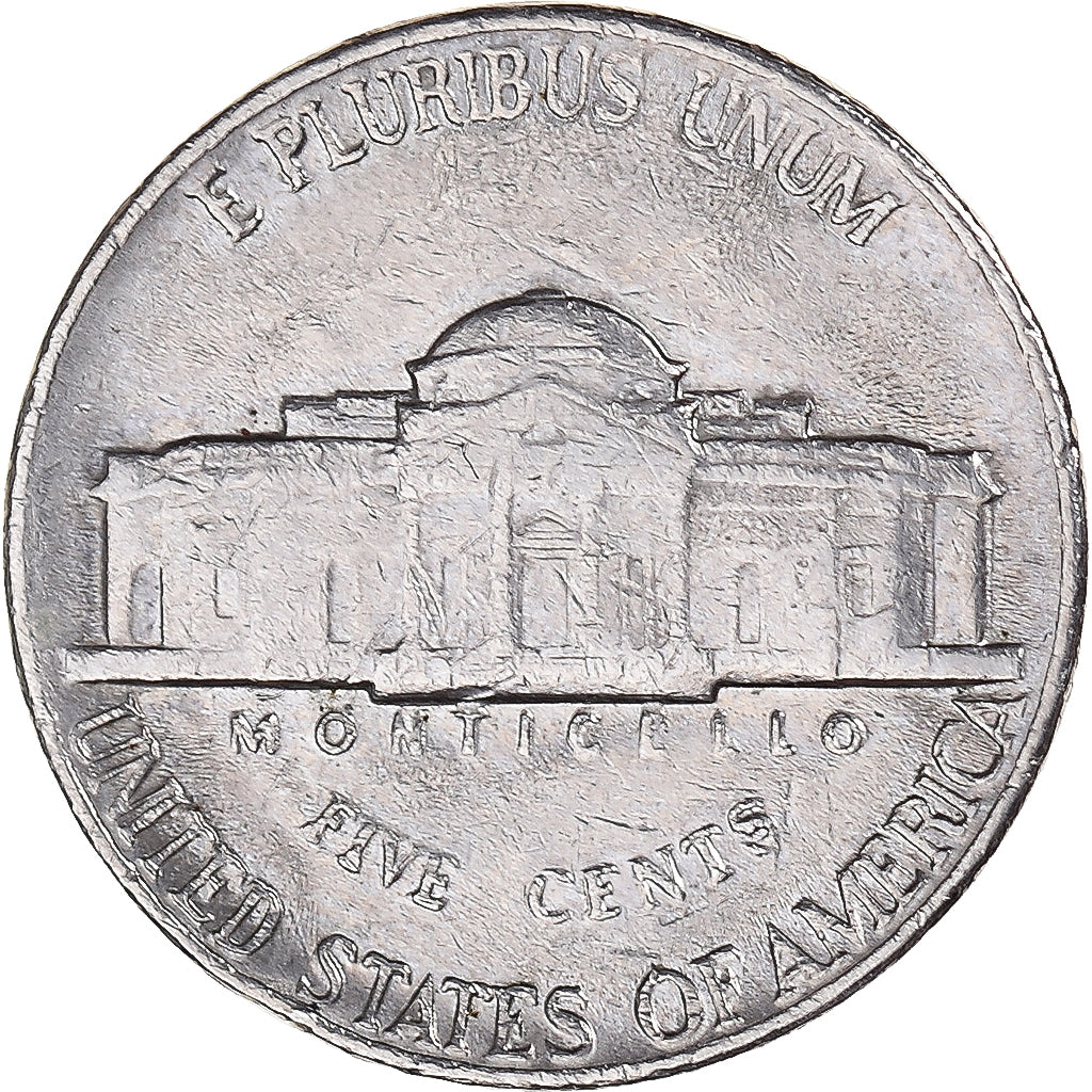 Moneda, Estados Unidos, Jefferson Nickel, 5 Cents, 1982, U.S. Mint