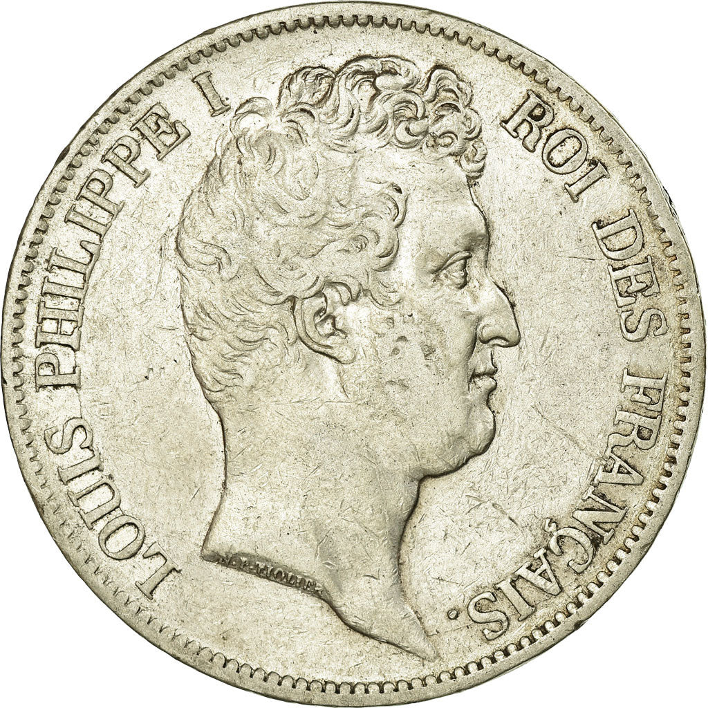 Monnaie, France, Louis-Philippe, 5 Francs, 1831, Strasbourg, TB+, Argent