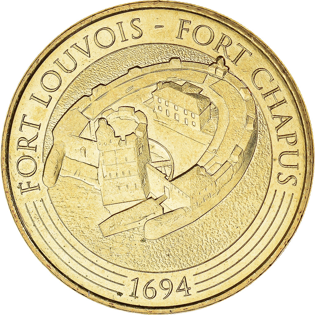 Francia, zeton, BOURCEFRANC-LE-CHAPUS - Fort Louvois Fort Chapus - 1694 Vue