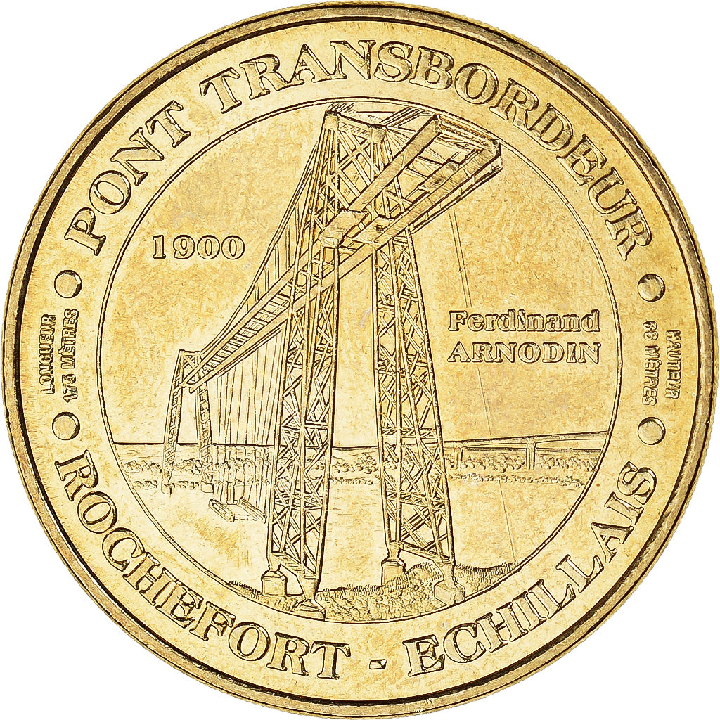 France, Token, Touristic token, Echillais - Pont Transbordeur Rochefort, 2012