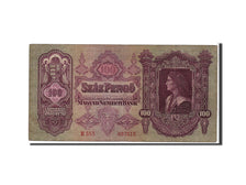 Billet, Hongrie, 100 Pengö, 1930, KM:98, TTB