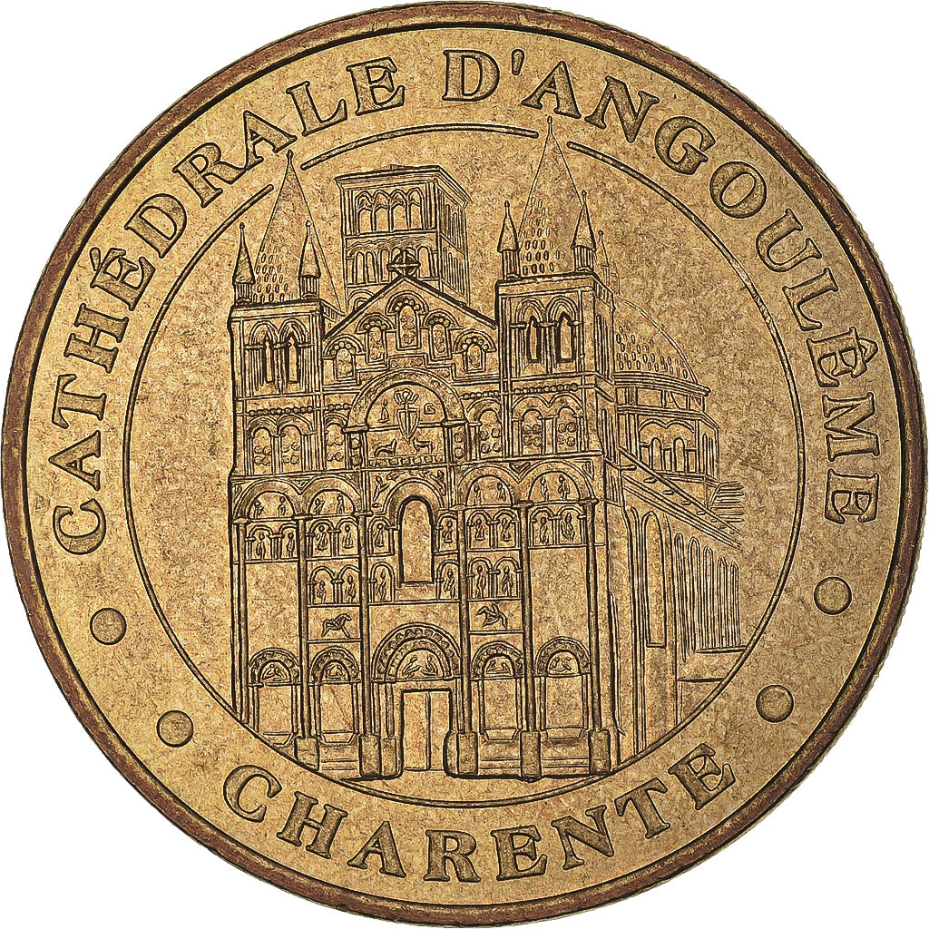 France, Jeton, Jeton Touristique, Angoulême - La cathédrale n°1, Arts &