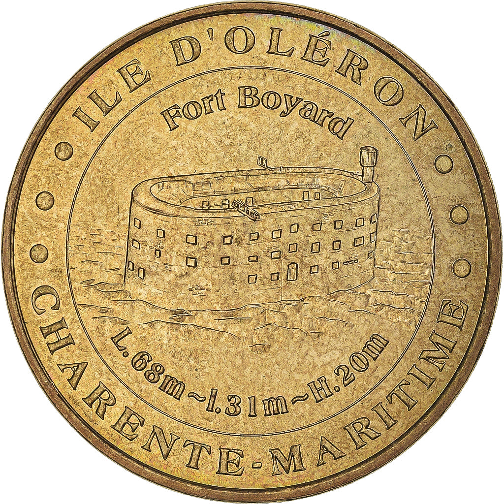 Francia, ficha, Touristic token, Saint-Denis d'Oléron - Fort Boyard n°1, 2006
