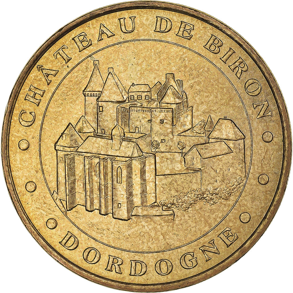 France, Token, Touristic token, Biron - Chateau n°1, Arts & Culture, 2006, MDP