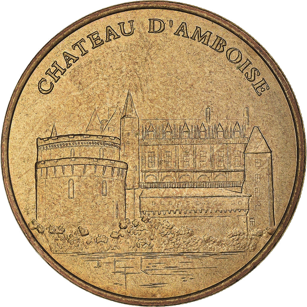 França, Token, Token turístico, Amboise - Chateau face simple, 2003, MDP