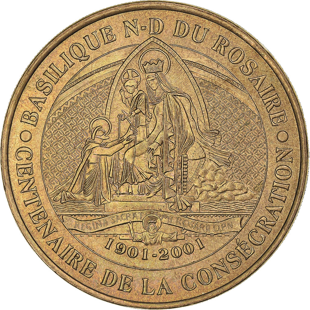 Frankreich, betaalpenning, Touristic token, Sanctuaire de Notre Dame du Rosaire