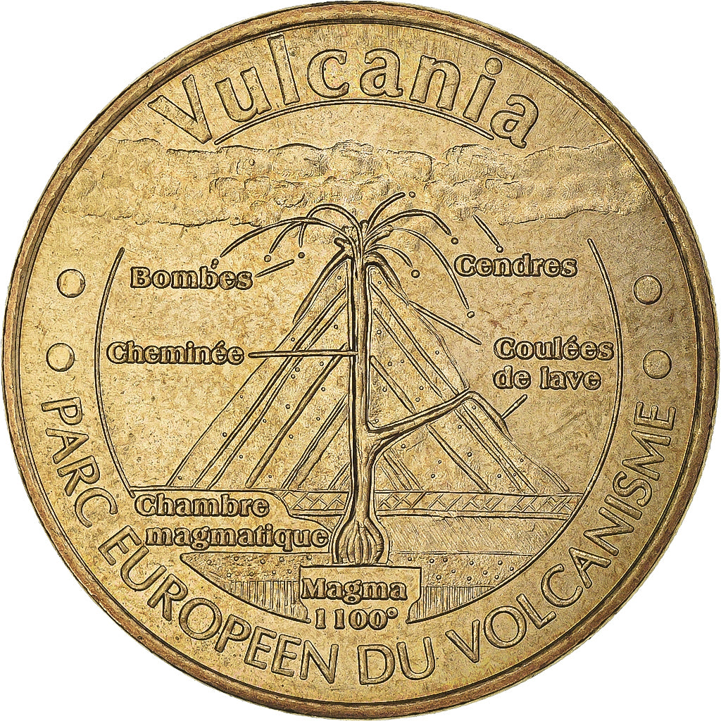 France, Token, Touristic token, Saint-Ours-Les-Roches - Vulcania n°3, Arts &