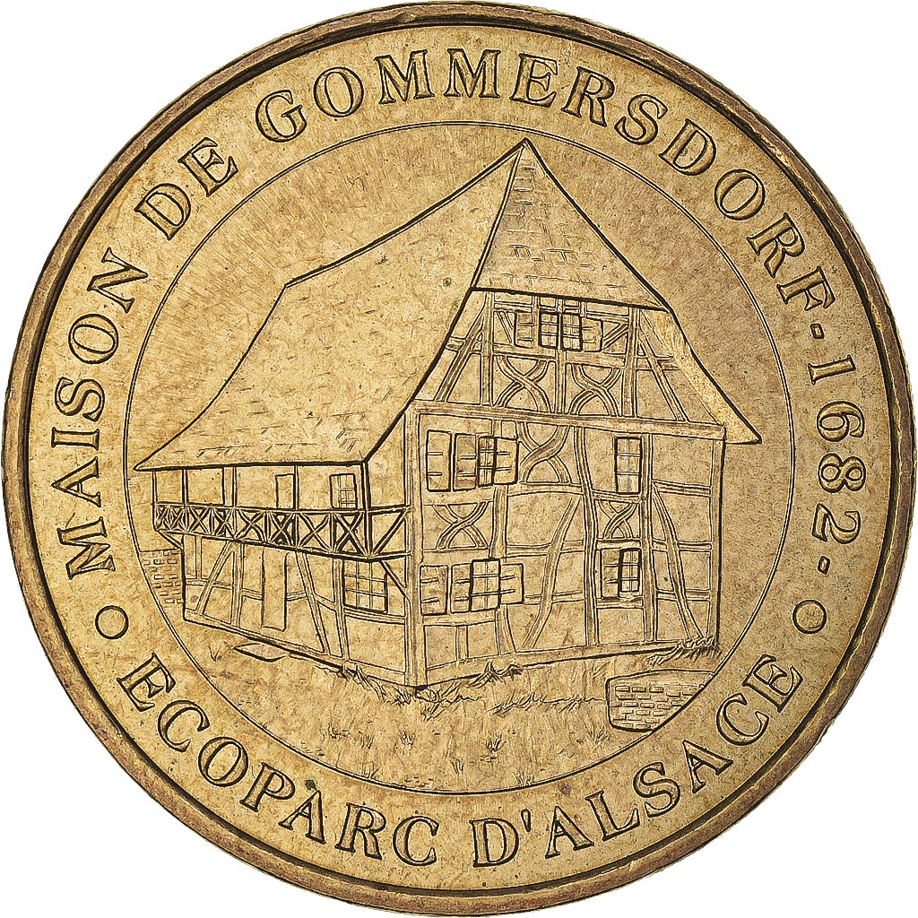 France, Token, Touristic token, Ungersheim - Maison de Gommersdorf - Ecoparc