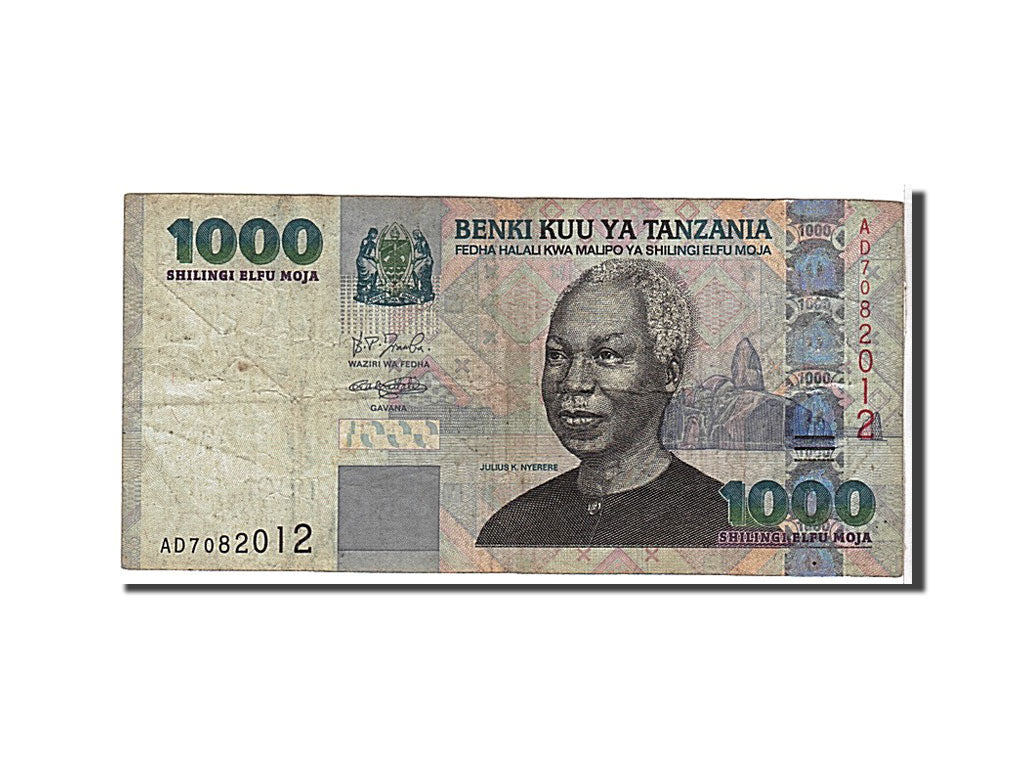Billet, Tanzania, 1000 Shilingi, 2003, TB