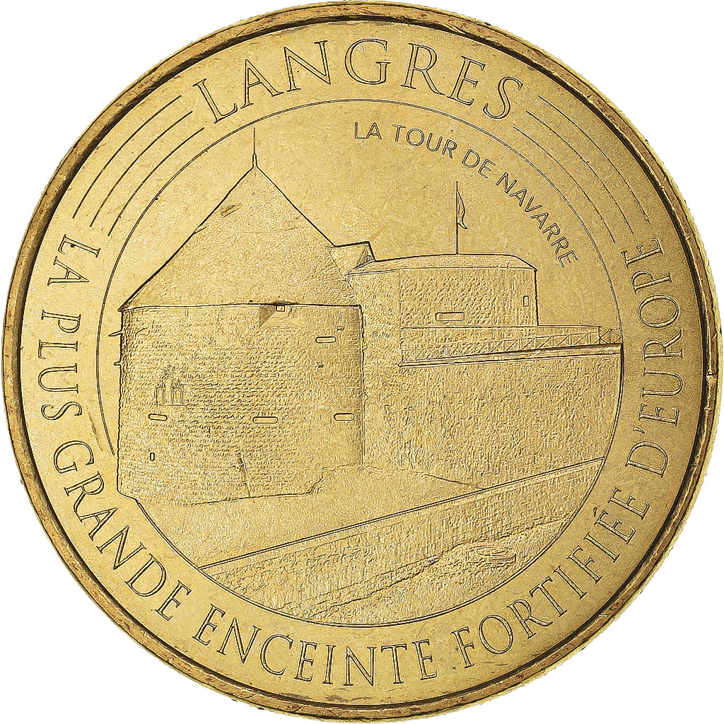 Frankreich, betaalpenning, Touristic token, LANGRES N°1 - La plus Grande