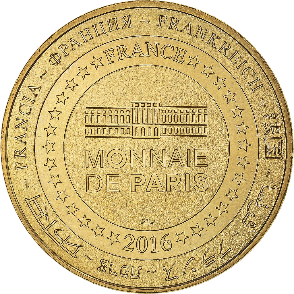 France, Token, Musée breton Quimper, 2016, MDP, MS(63), Copper-nickel Aluminium