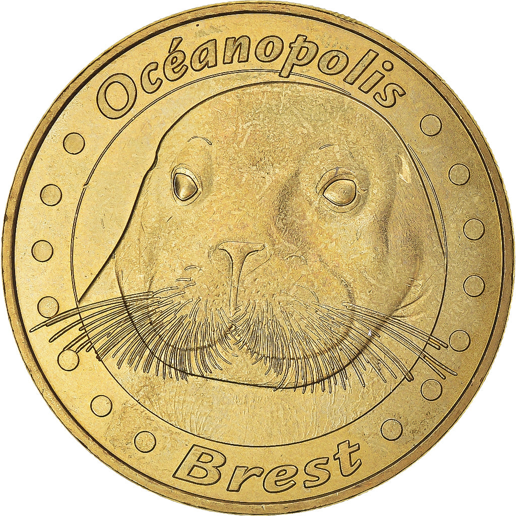 France, Token, Brest - Océanopolis phoque à moustache, 2016, MDP, MS(63)