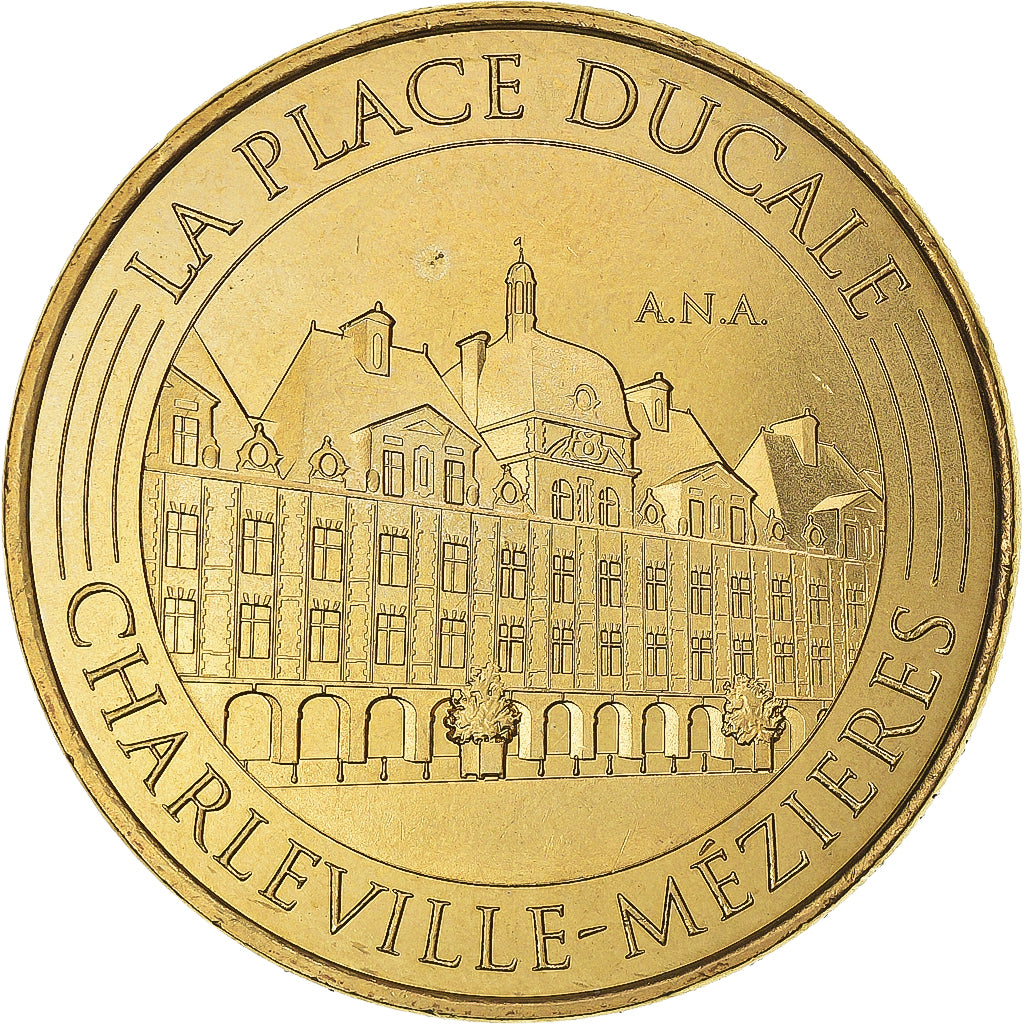 Francia, zeton, Charleville-Mézières - La place Ducale, 2016, MDP, SC