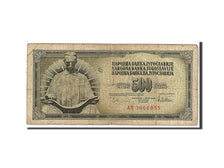 Billet, Yougoslavie, 500 Dinara, 1978, KM:91a, TB