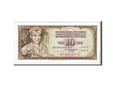 Banconote, Iugoslavia, 10 Dinara, 1981, BB