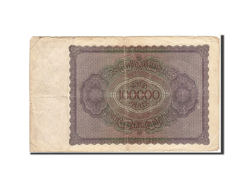 Billet, Allemagne, 100,000 Mark, 1923, KM:83a, TB