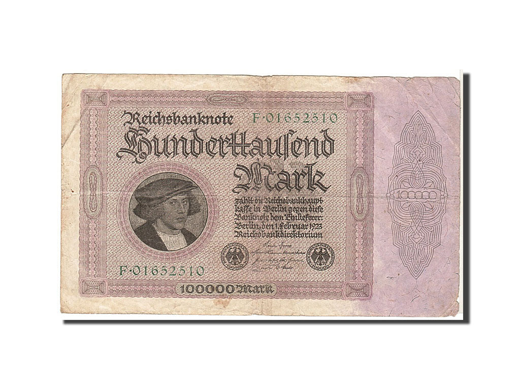 Billet, Allemagne, 100,000 Mark, 1923, KM:83a, SPL