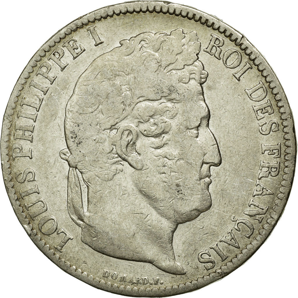 Coin, France, Louis-Philippe, 5 Francs, 1831, Nantes, VF(20-25), Silver